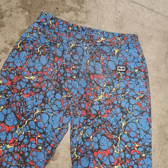 Obey Graphic Denim Pants 👖 - Picture 4 of 11